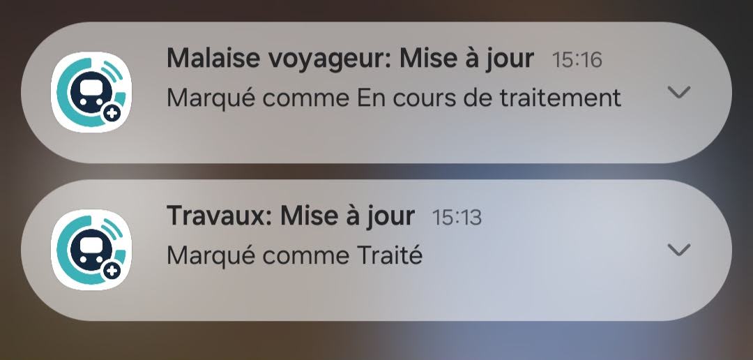 Notification signalement